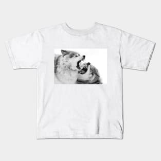 Wolf Fight Kids T-Shirt